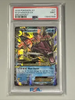 Pokemon XY Breakpoint Mega Gyarados EX 27/122 Psa 9 - Image 1