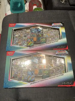 Lot of 2 Pokemon Lucario Tyranitar Premium Collection Prismatic Sams Club Bundle - Image 1