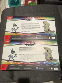 Lot of 2 Pokemon Lucario Tyranitar Premium Collection Prismatic Sams Club Bundle - Image 2