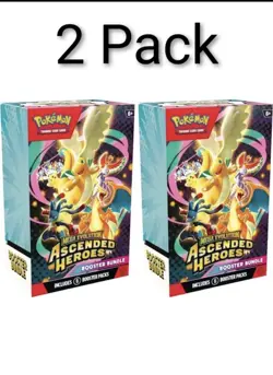 PRESALE - 2x Pokemon Ascended Heroes Booster Bundles - Image 1