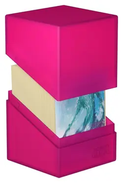 Ultimate Guard 100+ Boulder Standard Size Deck Case Rhodonite (Pink) MTG Pokemon - Image 4