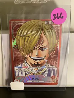 Sanji Leader PRB01-001 L JP Alt Art One Piece Card Game Japanese NM Holo US Ship - Image 3