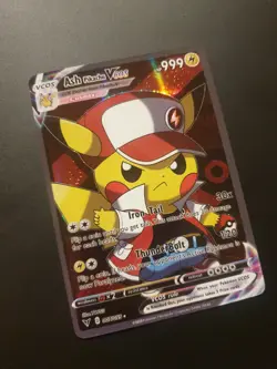 ✨ Pokemon Ash Pikachu | Custom Card * Exklusive * Kunstkarte * RARE ✨ - Image 2