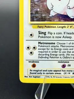 Clefairy 5/102 Base Set 2 Unlimited Holo WOTC Wizards Pokemon Trading Card Game - Image 5