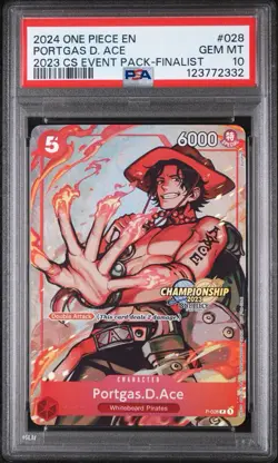 Portgas.D.Ace (CS 2023 Event Pack) P-028 One Piece Promotion Cards Foil - Image 1