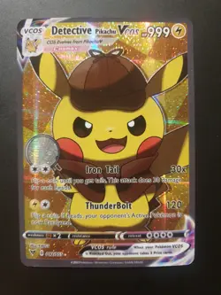 ✨ Pokemon Detective Pikachu | Custom Card * Exklusive * Kunstkarte * RARE ✨ - Image 1