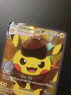 ✨ Pokemon Detective Pikachu | Custom Card * Exklusive * Kunstkarte * RARE ✨ - Image 3