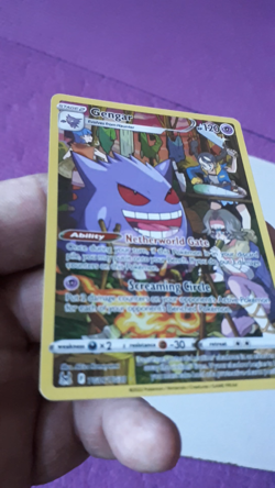 GENGAR TG06/TG30 Lost Origin Trainer Gallery SWORD SHIELD HOLO POKEMON CARD 2022 - Image 2