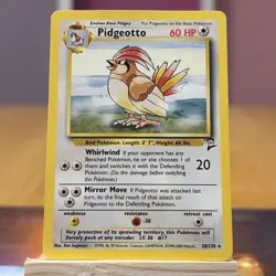 Pokemon TCG Pidgeotto Base Set, Regular Rare Card 22/102 - Image 1