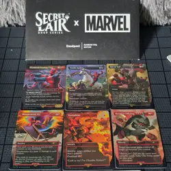 Magic The Gathering Secret Lair Deadpool Foil Card Set Harmless Offering MTG - Image 1
