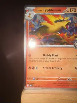 ETHAN’S TYPHLOSION 034/182 Destined Rivals NM - Holo Rare - Pokemon TCG Card - Image 5