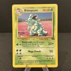 Nidoqueen 23/64 Jungle Rare Non-Holo Vintage Pokemon TCG Card - Image 1