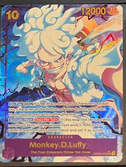 Monkey D Luffy - OP05-119 - Alt Art - PRB-01 - The Best - One Piece Card (ENG) - Image 1
