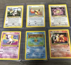 Pokemon Trading Cards Promo WOTC Lot . Mew, Holo Eevee, & More. READ DETAILS - Image 1