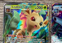 Pokemon TCG 2018 GX Lot Of 3 Mint Cards Leafeon, Kingdra & Tornadus GX SV Promo - Image 4