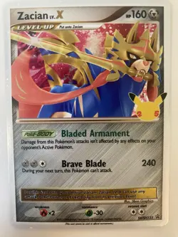 Zacian LV. X SWSH135 SWSH: Sword & Shield Promo Cards Holo Mint - Image 1