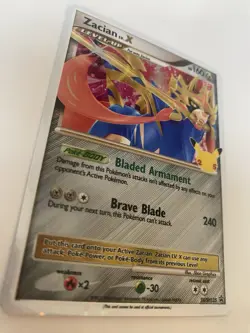 Zacian LV. X SWSH135 SWSH: Sword & Shield Promo Cards Holo Mint - Image 4