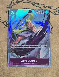 One Piece Card Game Zoro-Juurou (Alternate Art) OP05-067 Rare NM English - Image 1