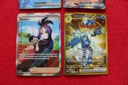 Lot of Pokemon Cards from the Paldea Evolved Set Gold Card, Full Art, EX - Image 3