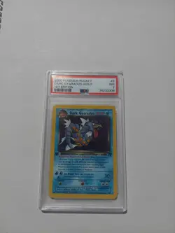 Pokemon Dark Gyarados Holo Ultra Rare TCG Card 8/82 2000 First Edition - Image 1