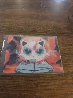 1998 Pokemon Jigglypuff Pioneer Viz Video PIKA-0022D 3D Lenticular Promo Card - Image 1