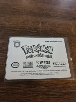 1998 Pokemon Jigglypuff Pioneer Viz Video PIKA-0022D 3D Lenticular Promo Card - Image 2