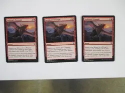 3 X Sarkhan's Triumph - Dragons of Tarkir (DTK) NMT - Image 1