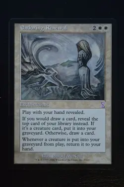 Magic The Gathering MTG ENDURING RENEWAL Time Spiral Timeshifted LP Played - Image 1