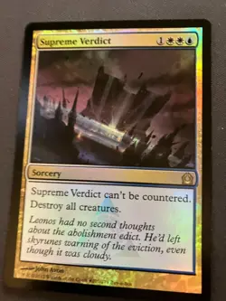 MTG [FOIL] Supreme Verdict {Buy-A-Box Promos} - NM - Image 1