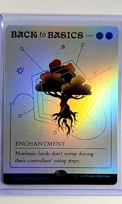 MTG Magic The Gathering Secret Lair Poster Borderless Foil #1718 Back to Basics - Image 1