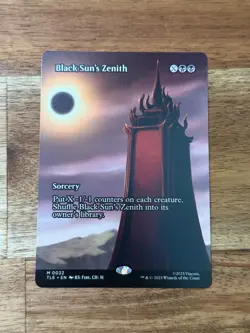 Black Sun's Zenith (Borderless) - Avatar Magic MTG TLE 022 - Image 1