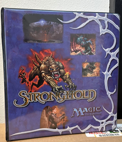 Stronghold Vintage MTG Magic the Gathering Ultra Pro Binder USED FREE SHIPPING - Image 1
