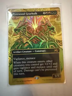 Pyrewood Gearhulk (Borderless) (First-Place Foil) Aetherdrift - Foil - Image 1