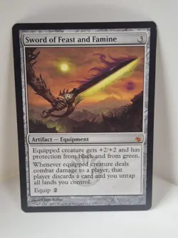 Sword of Feast and Famine Mirrodin Besieged Regular - Image 1