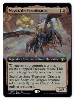 Magda, The Hoardmaster NM* FOIL PROMO Outlaws Of Thunder Junction -UnltdCards - Image 1