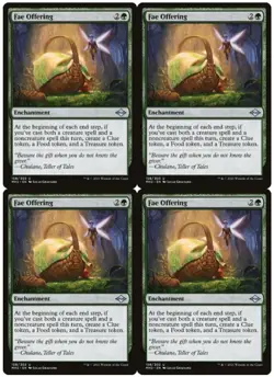 MTG Fae Offering x4 Modern Horizons 2 Uncommon NM Playset - Image 1