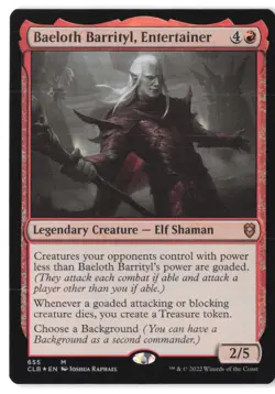 Baeloth Barrityl, Entertainer 655 CLB MTG NM - Image 1