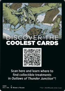 MTG Scorpion Dragon Token Normal NM Outlaws of Thunder Junction Magic 11 - Image 2