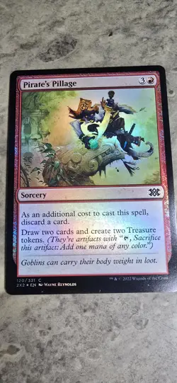 Pirate's Pillage Double Masters 2022 Foil Sorcery Common MTG NM - Image 1