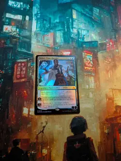 Teferi, Time Raveler Ravnica Remastered Foil NM - Image 1