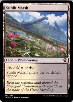 Dominaria United #257 Sunlit Marsh - Image 1