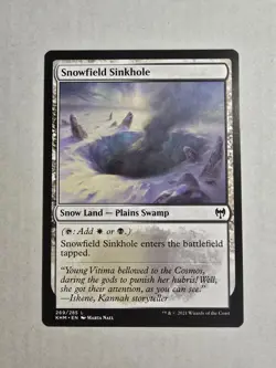 Snowfield Sinkhole Kaldheim Regular - Image 1