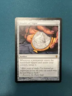 MTG Amulet Of Vigor LP Light Play - Image 1