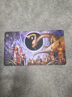 Ultra Pro OFFICIAL Playmat MTG Deliver Unto Evil War of the Spark Seb McKinnon - Image 1