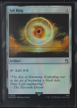 Magic The Gathering: Doctor Who Universes Beyond - Sol Ring Foil - Image 1