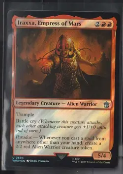 Iraxxa, Empress of Mars (Surge Foil) Universes Beyond: Doctor Who Foil - Image 1