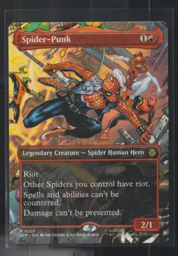 Magic the Gathering Spider-Punk (0207) (Borderless) Marvel's Spider-Man Regular - Image 1