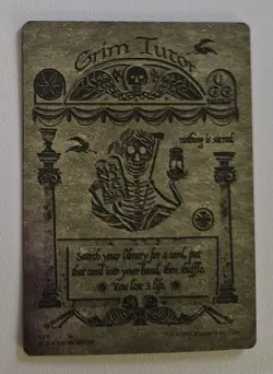 Grim Tutor (Silver Laminate) Secret Lair Drop Foil - Image 1