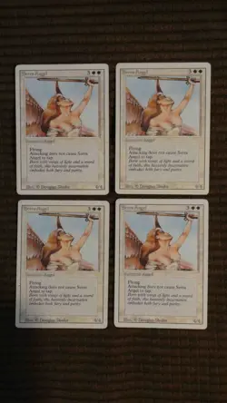 Magic: the Gathering / MtG Serra Angel x4 Revised - Image 1