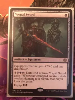 Vorpal Sword Adventures in the Forgotten Realms MTG NM - Image 1